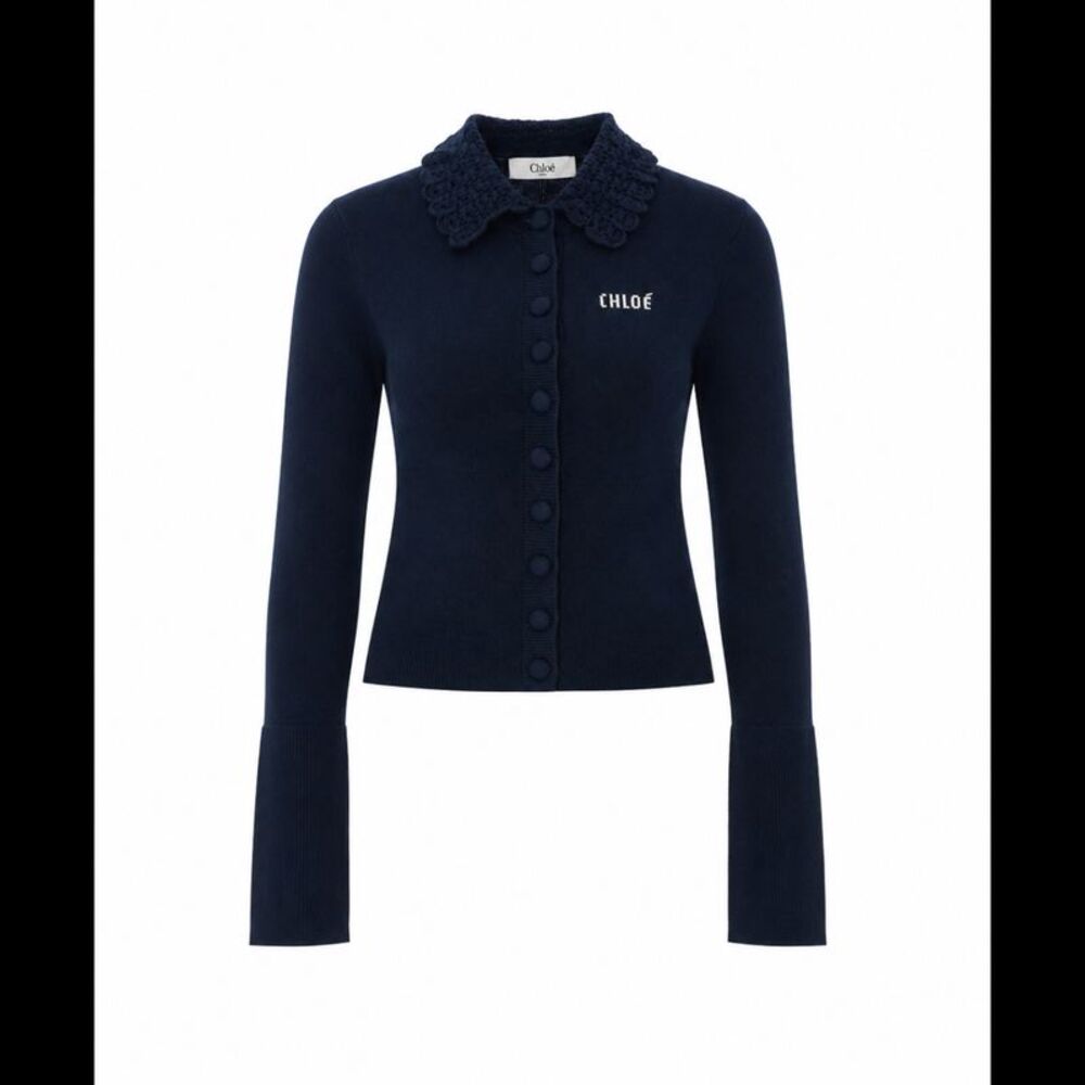 Chloe' Women Logo Slim Cardigan
